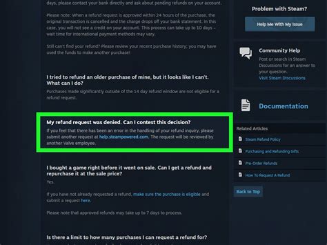 Since I have more then 2 hours on record the normal refund didn't work, so I used this to try to get in contact with Steam, and it worked. I got my refund and I'm out of here, but I want to help people in the same situation. Go to help.steampowered.com and login. Do NOT use the normal refund method! Click "Purchases"